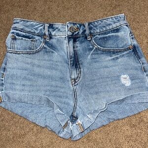 PacSun Blue Jean Mom Shorts